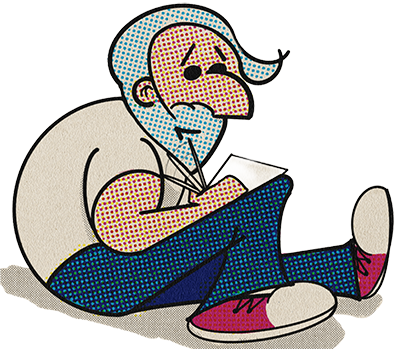 cartoon image of Dave